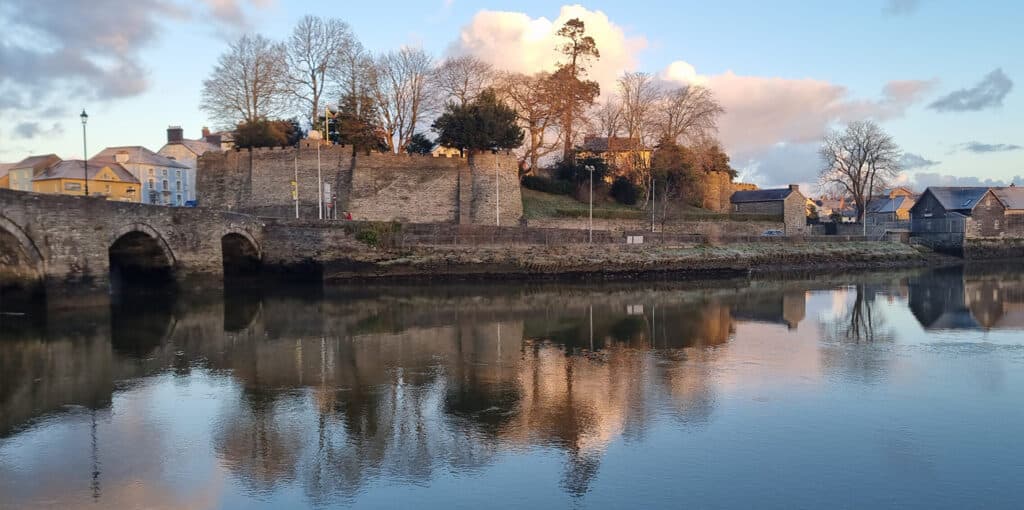 Cardigan Castle - beautifully restored medieval castle in Wales